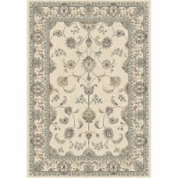 Dynamic Rugs AN28571596464 Ancient Garden Rugs, Ivory - 2 x 3.11 in.