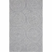 Dynamic Rugs GL247866140 Galleria Rugs, Silver - 2 x 4 in.