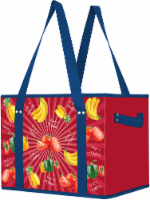 Earthwise Kroger Enterprise Insulated Bag - Red/Blue Perspective: Main