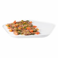Rosseto MEL022 Forme Melamine Tray, White Polygon - 3 pieces