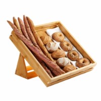 Rosseto SB112 Natura Tray & Stand Set, Large - Set of 2
