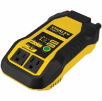 Stanley® 500-Watt Power Inverter with Dual USB Ports - Black/Yellow Perspective: Main