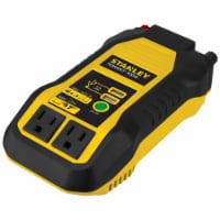 Stanley® 500-Watt Power Inverter with Dual USB Ports - Black/Yellow