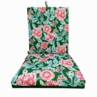 J & J Global 270518 Green Flor Chair Cushion - Pack of 8