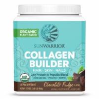 Sunwarrier® Organic Plant Based Chocolate Fudge Flavor Collagen Builder Powder Perspective: Main