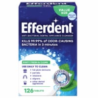 Efferdent Fresh & Clean Minty Fresh Denture & Retainer Cleanser Tablets