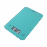 AWS ONYX-5K-TQ 5Kg X 1G Amw Glass Kitchen Scale - Turquoise Perspective: Main