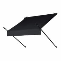 IDM Worldwide 3020769 Modern Designer Awning Ebony 4 ft.
