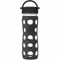 Lifefactory Hydration Glass Water Bottle - Onyx