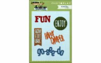 Photo Play Camp/Lake Combo Etched Die Words