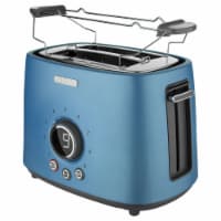 Sencor 2-Slot Toaster with Digital Button and Rack - Blue