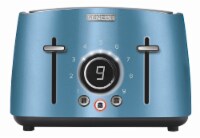 Sencor 4-Slot Toaster with Digital Button and Rack - Blue