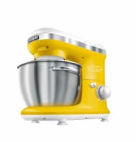 Sencor Stand Mixer with Pouring Shield - Yellow