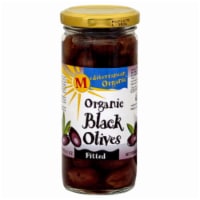 Mediterranean Organic Organic Pitted Black Olives
