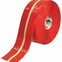 Mighty Line Floor Tape,Red,4 inx100 ft,Roll  4RRLUMCTR