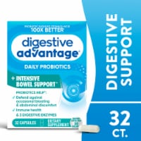 Digestive Advantage Intensive Bowel Support Probiotic Digestive Health Capsules 32 Count