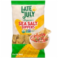 Late July Snacks Dippers Organic White Corn Tortilla Chips Perspective: Main