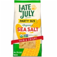 Late July® Organic Sea Salt Thin and Crispy Party Size Tortilla Chips