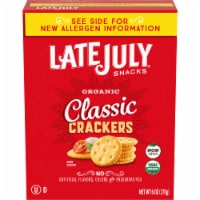 Late July® Organic Classic Crackers 6 oz Box Perspective: Main