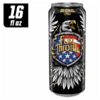 Full Throttle Citrus Energy Drink Can Perspective: Main