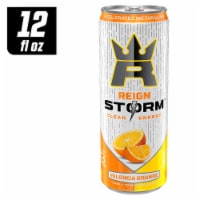 Reign™ Storm Valencia Orange Energy Drink Can Perspective: Main