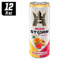 Reign® Storm Apricot Energy Drink Can Perspective: Main