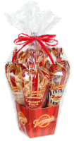 Popcornopolis Mini Cone Basket Perspective: front