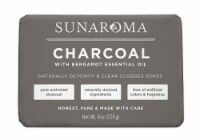 Sunaroma Charcoal with Bergamot Essential Oil Bar Soap
