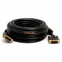 Dvi-D Digital to Dvi-D Digital Dual Link M/M Cable - 25Ft (Gold Plated)