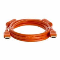28Awg High Speed Hdmi Cable with Ferrite Cores - Orange - 6Ft