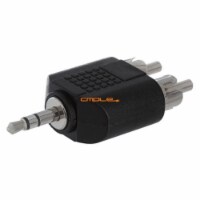 3.5Mm Stereo Plug to 2 x rca Plug Adapter