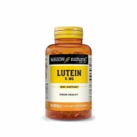 Mason Natural Lutein 6 mg Cholesterol Free Vision Health Eyes Support - 60 Softgels Perspective: Main