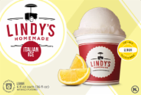 Lindy's Homemade™ Lemon Italian Ice Perspective: Main