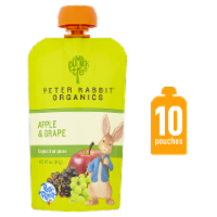 Peter Rabbit Organics Apple & Grape Baby Food Pouch