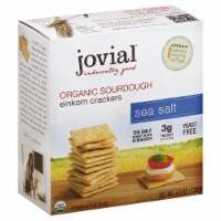 Jovial Organic Sea Salt Sourdough Einkorn Crackers Perspective: Main