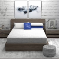 Vibe Heather Grey 10” Gel Memory Foam Mattress in a Box, Queen [Ultra Small Package]