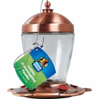 More Birds Jubilee 32 Oz. Glass Hummingbird Feeder 33-JUB