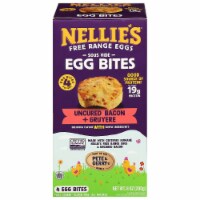 Nellie's® Gluten-Free Bacon + Pepper Jack Sous Vide Egg Bites Perspective: Main