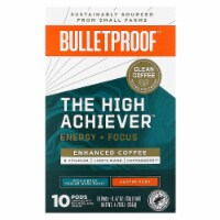 BulletProof The High Achiever Coffee Pods Medium Dark Roast 10 Pods - 0.47 oz (13 g) Perspective: Main
