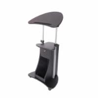 Techni Mobili Deluxe Height Adjustable Laptop Cart in Black