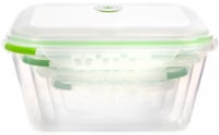 Ozeri INSTAVAC Food Storage Container Set, 8-Piece Nesting Set with Vacuum Seal, BPA-Free