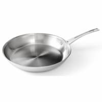 Professional Series Stainless Steel Frying Pan by Ozeri, 100% PTFE-Free Restaurant Edition,