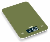 Ozeri Touch III 22 lbs (10 kg) Digital Kitchen Scale with Calorie Counter, in Tempered Glass-Teal