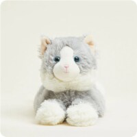 Warmies Laying Down Cat Stuffed Animal - Gray