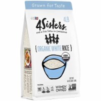 4 Sisters Long Grain White Rice - Organic - USA Grown-Sustainably Farmed-Women Owned-4lb