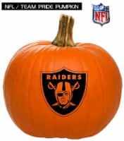 Pumpkin Patch Pals Painted Sports Pie Pumpkin - Raiders - Each Perspective: Main