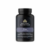 Ancient Nutrition Ancient Nutrients Zinc + Probiotics Capsules 30 Count Perspective: Main