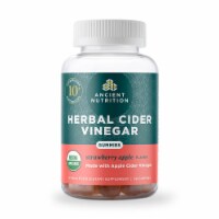 Ancient Nutrition Strawberry Apple Organic Herbal Cider Vinegar Gummy