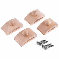 Precision Quilting Tools Classy Light Wooden Quilt Wall Hangers - 4 Large Clips & Screws