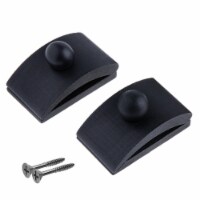 Precision Quilting Tools Wooden Quilt Wall Hangers - Black, 2 Large Clips & Screws